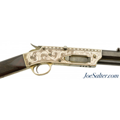 Very Rare Deluxe Engraved Robinson Model 1872 Repeating Rifle by Adirondack Firearms Co.