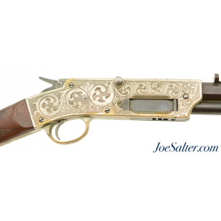 High Grade Engraved Robinson Model 1872 Repeating Rifle by Adirondack Firearms Co.