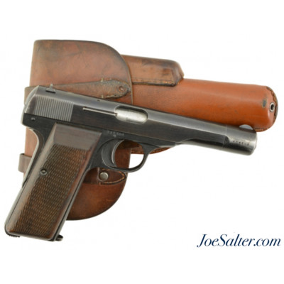 WW2 German FN Model 1922 Pistol with Luftwaffe Holster