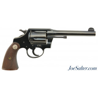 Pre-War Colt Police Positive Special 2nd Issue Revolver .38 Spl