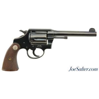 Pre-War Colt Police Positive Special 2nd Issue Revolver .38 Spl