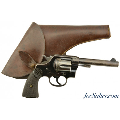 WW1 British Colt New Service Revolver w/ Holster