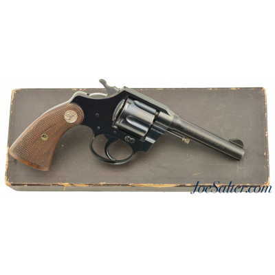 Colt Police Positive .38 Revolver with Box 1928