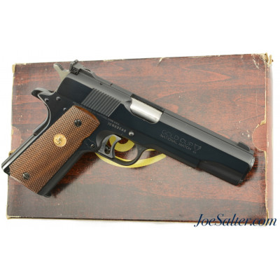 Excellent Colt Gold Cup National Match Series 70 Pistol with Box