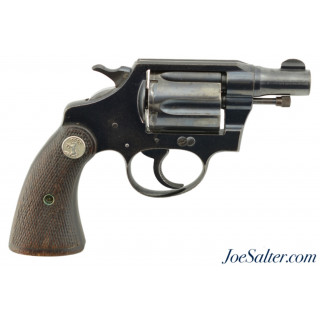 Colt Detective Special 1st Issue Revolver Made in 1932