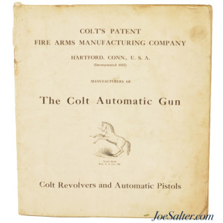 COLT'S AUTOMATIC GUN MODEL 1914 Operating Manual