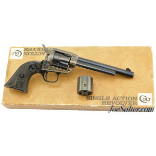 Boxed Convertible Colt Peacemaker 22 SAA Built 1971 22 LR & 22 Magnum 6" Barrel