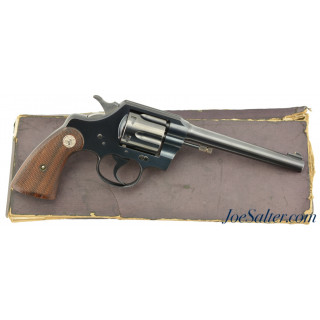 Pre-War Colt .22 Official Police Revolver with Original Box