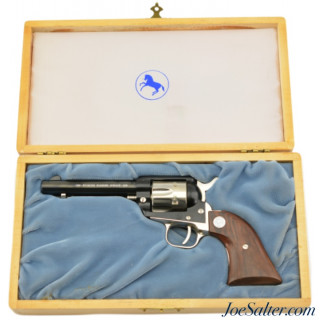 LNIB Colt 1890-1965 Wyoming Diamond Jubilee Frontier Scout 22 SAA w/ Case