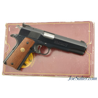 Colt Gold Cup National Match Series 80 Pistol with Box and Papers