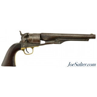 Fine Civil War Colt Model 1860 Army Revolver Four-Screw All Matching 4 Digit Serial Number