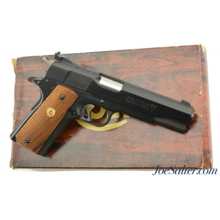 Excellent Colt Gold Cup National Match Series 70 Pistol with Box