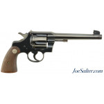Colt Officers Model 38 Special Heavy Barrel Mfg 1950 6" barrel