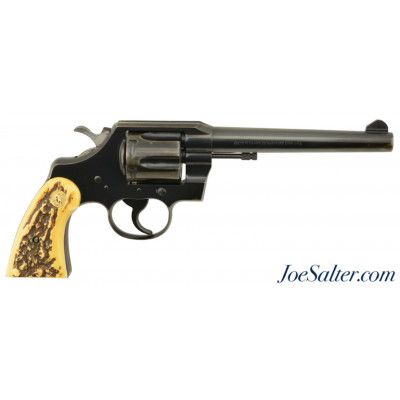  Colt Official Police 38 Special Revolver Gold Medallion Faux Stag 1958