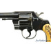  Colt Official Police 38 Special Revolver Gold Medallion Faux Stag 1958