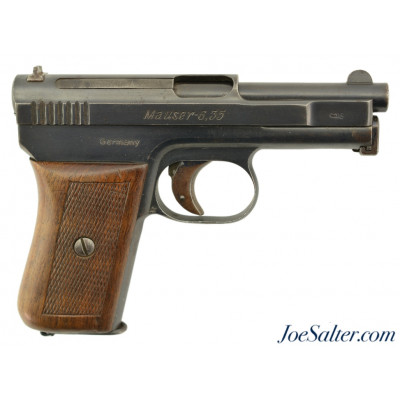 Mauser Model 1910 Portuguese Purchase Pistol