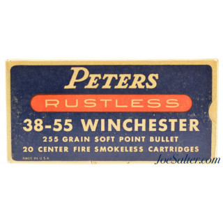 Vintage Peters 38-55 Win. 225gr Soft Point Ammunition 20rnds