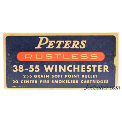 Vintage Peters 38-55 Win. 225gr Soft Point Ammunition 20rnds