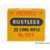  Pre-WWII Peters “Rustless” 22 LR Ammo Full Box 50 Rounds