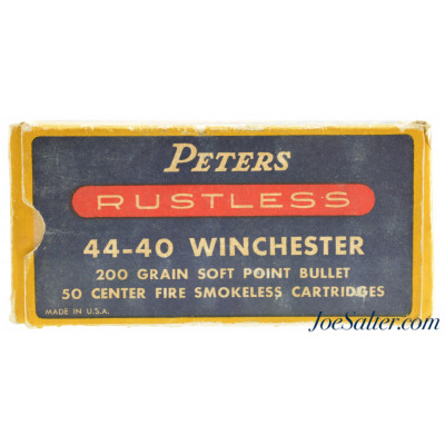 Peters Rustless 44-40 Win Ammo 200 Grain Soft Point 