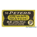 Green Peters “Dewar Match” 22 LR Ammo Full Box PCC-53B LR2.1