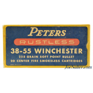 Peters “Rustless” 38-55 Winchester Ammo 255 Grain Soft Point 