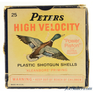 Peters High Velocity Early Plastic 12 Ga Shotgun Shells Mallard Flying 