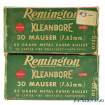 Vintage Remington 30 Mauser 7.63mm Ammo 83rnds