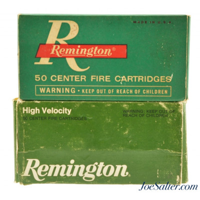  Remington 38 S&W Ammo Lot of 2 Boxes 146 Grain Lead Round Nose 100 Rds