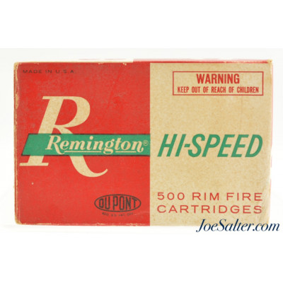 Vintage Remington 22 Short Hi-Speed Kleanbore 450rnds