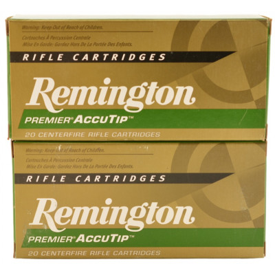 221 Remington Fire ball 50 Grain Accutip-V Boat Tail Ammo 40 Rds