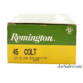 45 Long Colt Ammo Remington 225 GR Lead Semi-Wadcutter 50 Rds