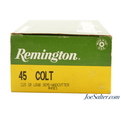 45 Long Colt Ammo Remington 225 GR Lead Semi-Wadcutter 50 Rds