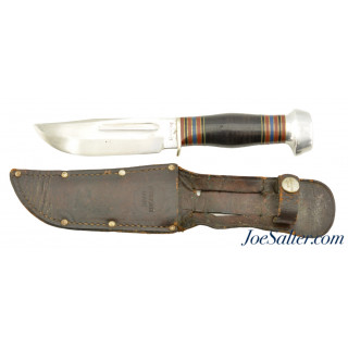 Vintage 20s Remington RH 34 UMC Fixed Blade 5" Knife and Scabbard