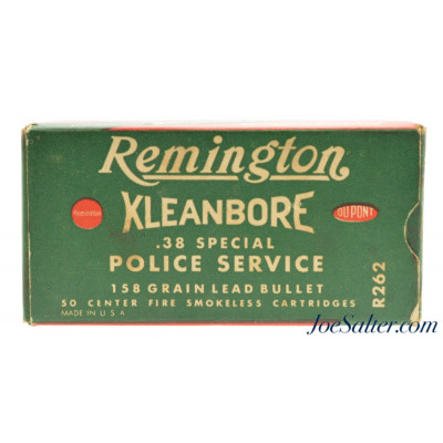  Full Box Remington Kleanbore 38 Spl Police Service Ammo 158 Gr lead
