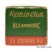  Full Box Remington Kleanbore 25 Stevens Rim Fire Ammo 50 Rds.