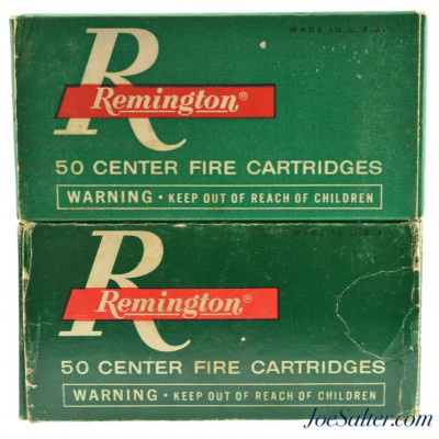 Two Full Boxes Remington 38 S&W Ammo 146 Grain Lead 100 Rounds