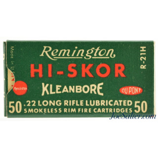  Scarce Short Lived Remington “Hi-Skor” 1938 Series 22 LR Ammo Excellent