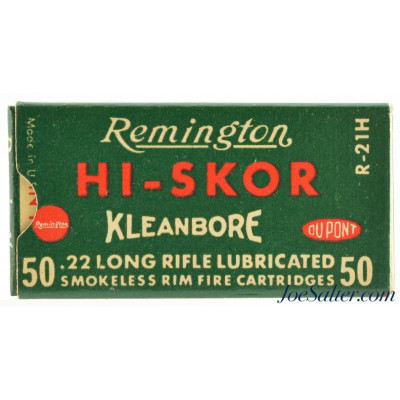  Scarce Short Lived Remington “Hi-Skor” 1938 Series 22 LR Ammo Excellent