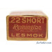 1920's Remington UMC 22 Short Model 12 “Picture” Box Lesmok Ammunition Full  