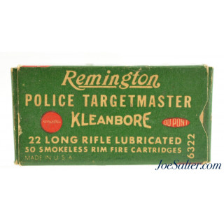 Remington Police Targetmaster Kleanbore 22 LR Ammo Full Box