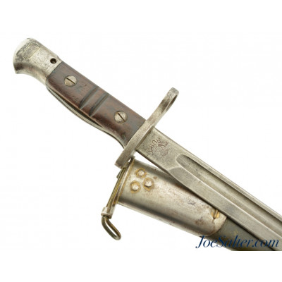 Rare 1918 Dated Remington Model 1917 Bayonet & Scabbard 