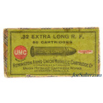  Sealed!  Remington UMC Split Logo Box 32 Extra Long Rim Fire BP Ammo