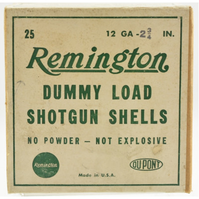 Vintage Remington 12ga 2 3/4" Dummy Load Shotgun Shells Sealed