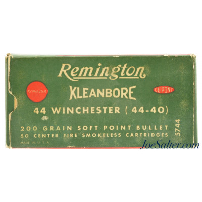  Remington 44 Winchester Ammo (44-40) Full Box Kleanbore 200 Gr SP