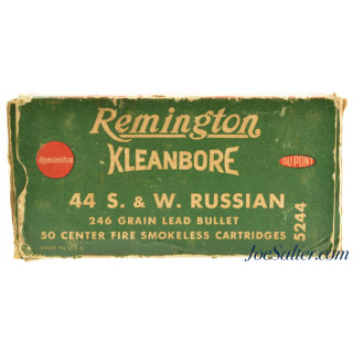  Full Box Remington Kleanbore 44 S&W Russian Ammo 50 Rds.