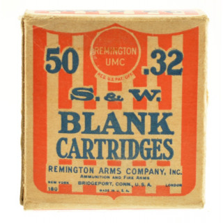  Colorful Full Remington UMC 32 S&W Blank Ammo Box 50 Rounds