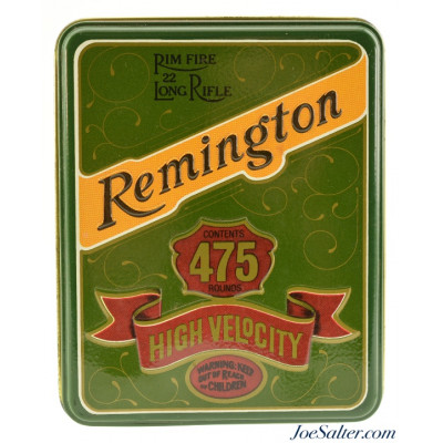 1978 Remington UMC 22 LR Ammo “Old Timer” Collector Tin 475 Count Golden Bullet