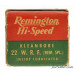 1946 Remington Hi-Speed 22 W.R.F. (Rem. Spl.) Ammo Nickel Washed Cases 