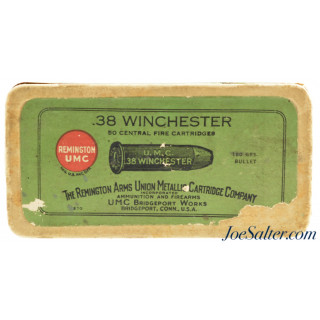  Full & Sealed! Remington UMC 38 Winchester Black Powder Ammo 38-40  